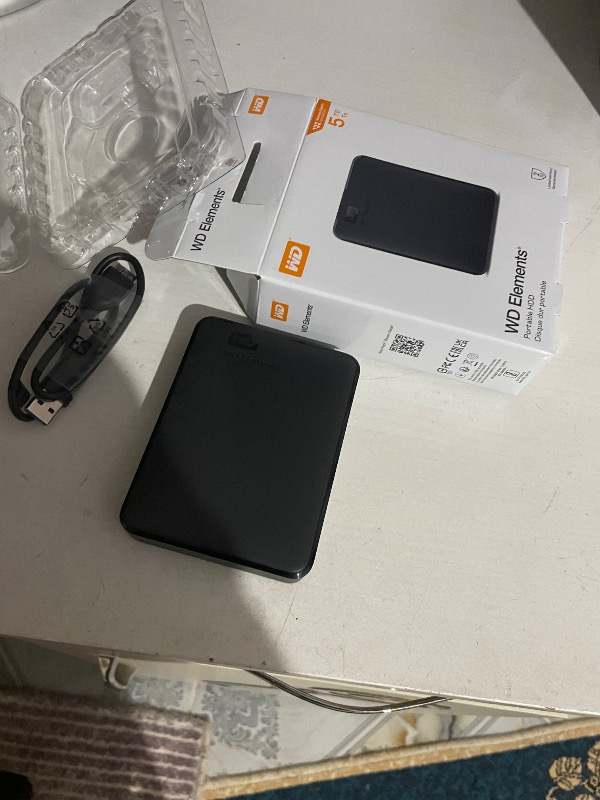 WD Elements 5TB 2.5" Siyah Taşınabilir Disk WDBU6Y0050BBK-EA