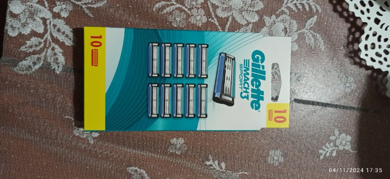 Gillette Mach3 Sport Yedek Tıraş Bıçağı 10 Adet