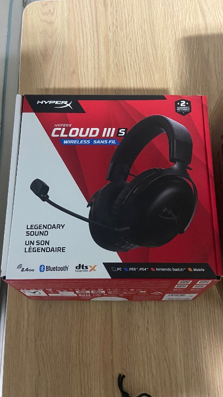 Hyperx Cloud Iıı S – Çoklu Platform Için Kablosuz Oyun Kulaklığı, 2,4 Ghz, Bluetooth, 120 Saate Kadar Pil Ömrü 2,4 Ghz / 200 Saat Bluetooth, 53 mm Açı Sürücüler, Çıkarılabilir Mikrofon – Siyah