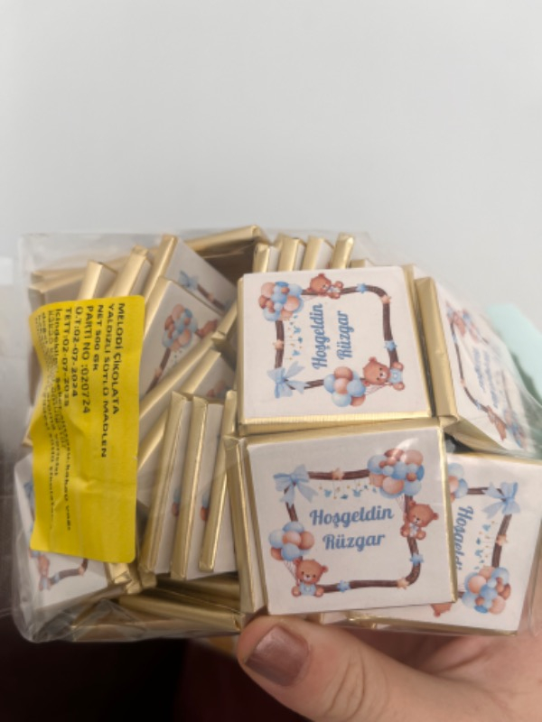 Melodi Çikolata Altın Sargılı Madlen Sütlü Çikolata- 500 gr