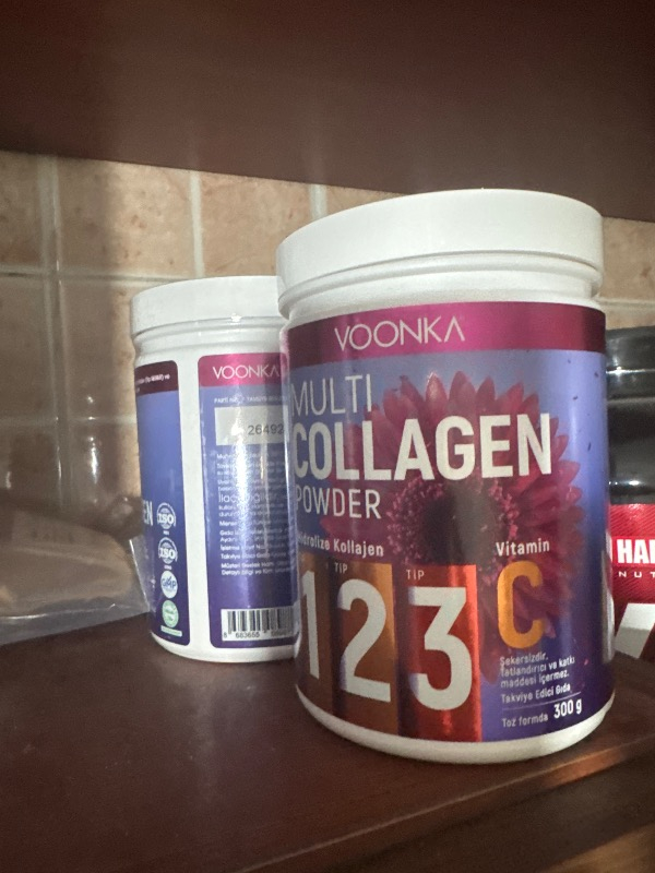 Voonka Multi Collagen Powder Tip 1 2 3 Vitamin C 300 gr Hidrolize Kolajen