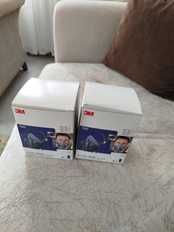 3m 7502 Orta Boy Yarım Yüz Maskesi