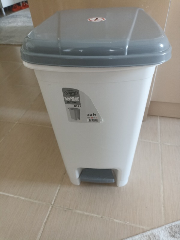 Şenyayla Pedallı Slım Çöp Kovası 40 lt