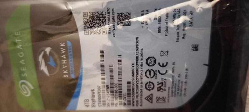Seagate Exos 4tb ST4000NM0035 Güvenlik Diski