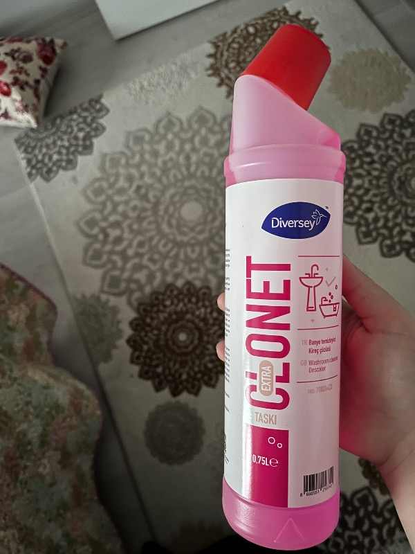 Diversey Taski Clonet Extra W41 Kireç Çözücü 750 ml Etkili Temizlik ve Parlaklık Sağlayan Formül