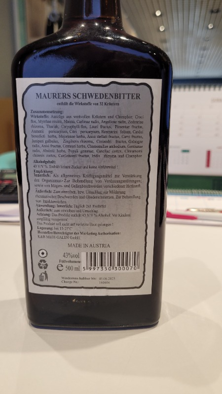 Maurers İsveç Şurubu 500 ml