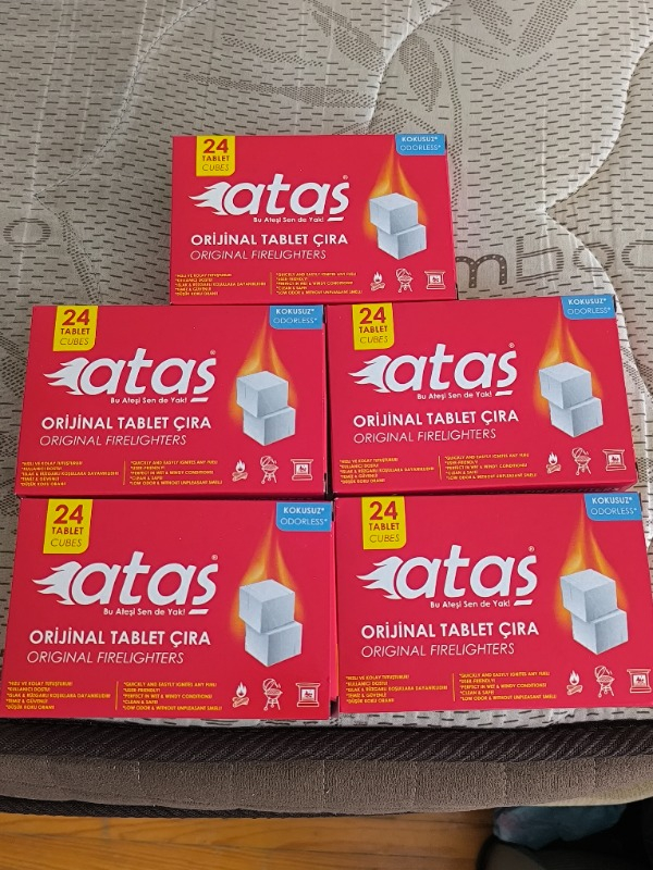 Ataş Kömür Tutuşturucu Tablet Çıra 5li Paket