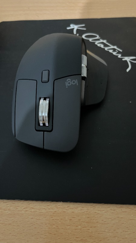 Logitech MX Master 3S Performans 8.000 DPI Optik Sensörlü Sessiz Kablosuz Mouse - Siyah