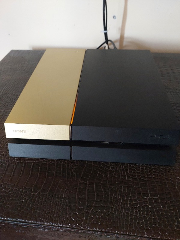 Sony PS4 Custom Faceplate Kapak Altın