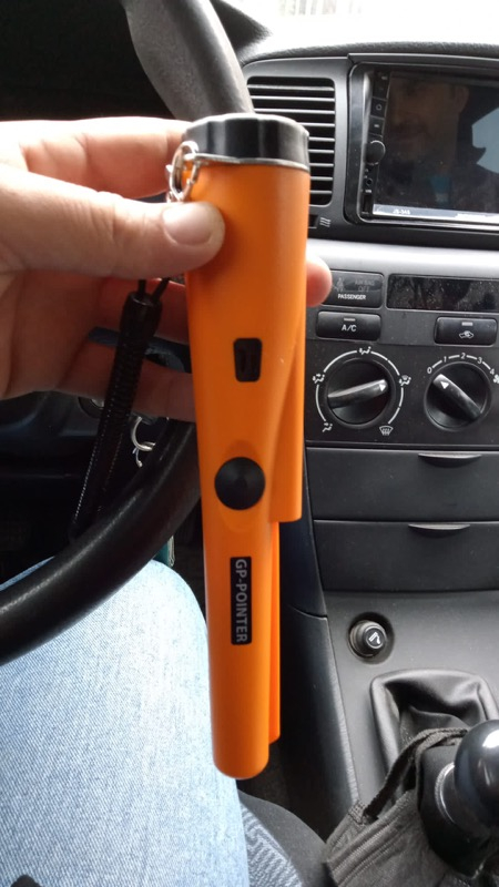 Gp-Pointer Pinpointer Altın Metal Dedektörü Hazine Avcısı + Taşıma Çantası