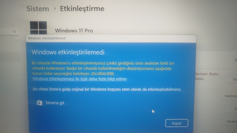 Microsoft Windows 11 Pro Retail Ömür Boyu Elektronik Lisans - 2025 Key ve Ürün Anahtarı