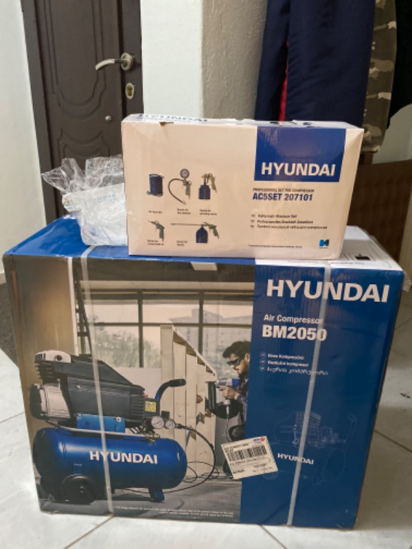 Hyundai BM2050 Hava Kompresör + Aksesuar Seti