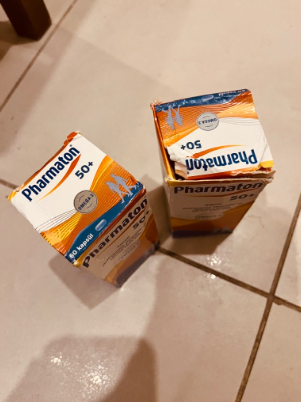 Pharmaton 50 Plus 60 Kapsül - Omega 3, Multivitamin ve Mineraller