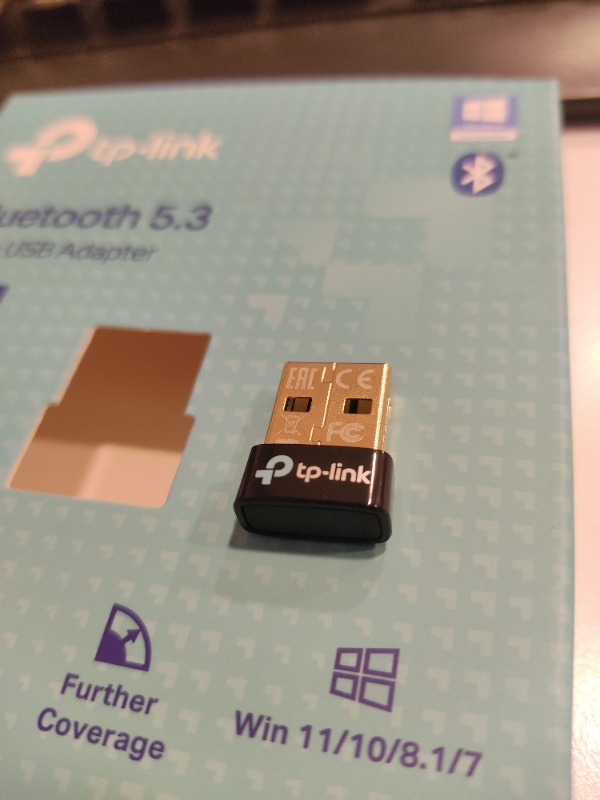 TP-Link UB500,  Bluetooth 5.3,  Windows 11/10/8.1/8/7 Tak ve Çalıştır Desteği, Bluetooth 5.3 Nano USB  Adaptör