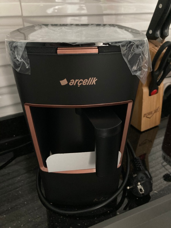 Arçelik K-3300 Siyah Mini Telve Türk Kahve Makinesi