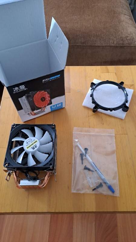Snowman M200 2 Bakır Borulu Cpu Soğutucu Fan Rainbow