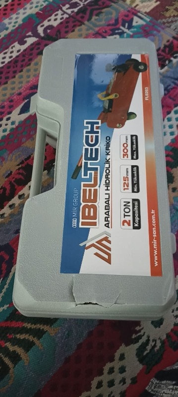 Nettedarikcisi Arabalı Hidrolik Kriko 2 Ton Plastik Çantalı