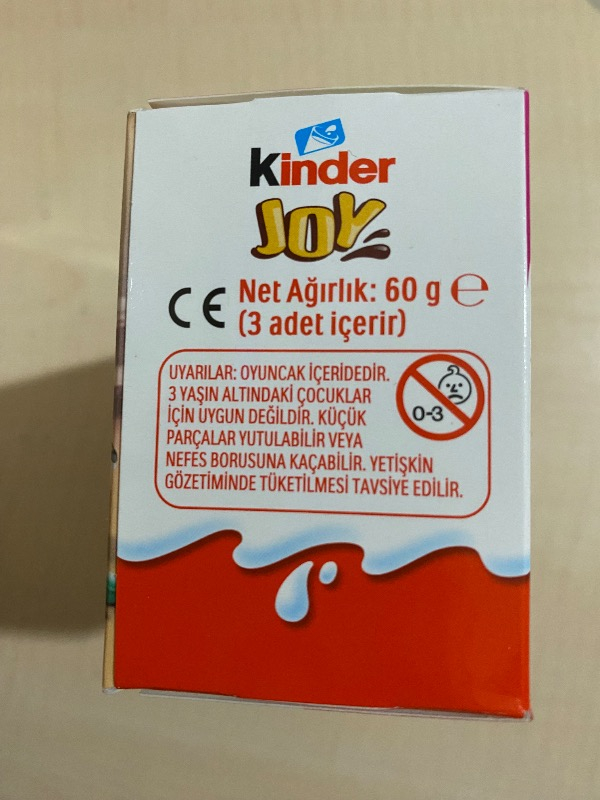 Kinder Joy Yumurta Çikolata Kızlar 20 Gr 3'lü