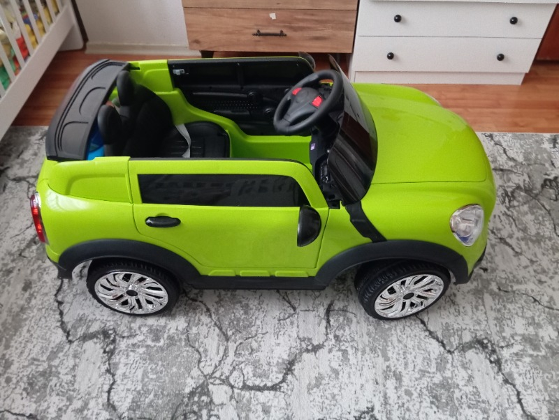 Dolu Ride-On 12V Kumandalı Akülü Arazi Aracı 8191 35 kg Taşıma Kapasitesi ile Yeşil Renk
