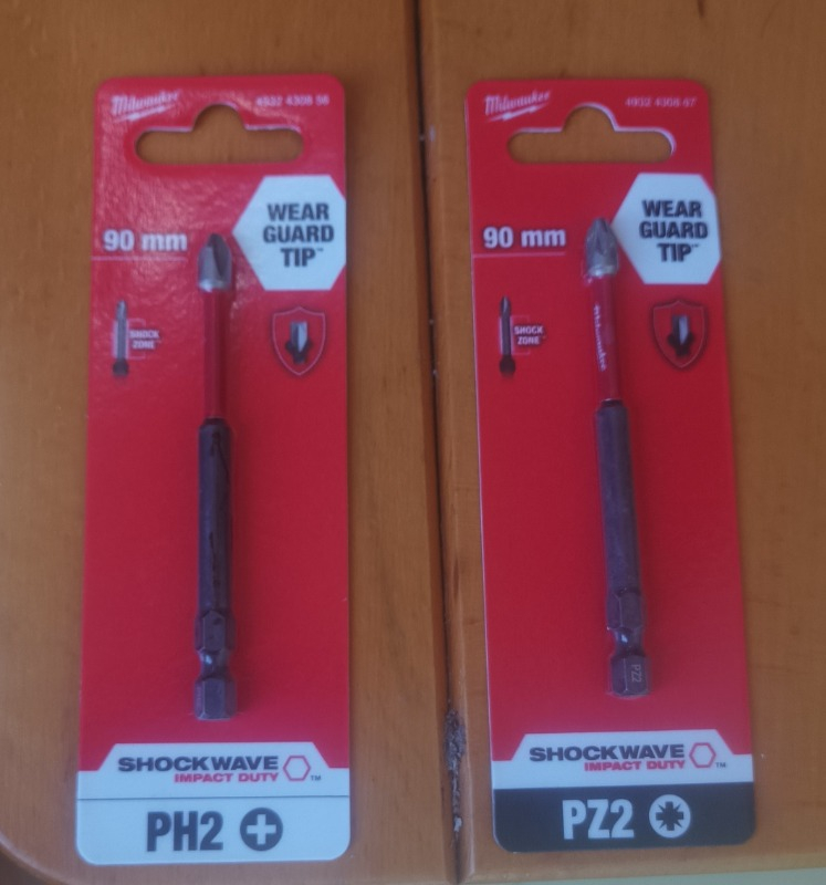 Milwaukee Shockwave 90 mm PZ2 Vidalama Ucu 1'li Paket Dayanıklı ve Yüksek Performanslı