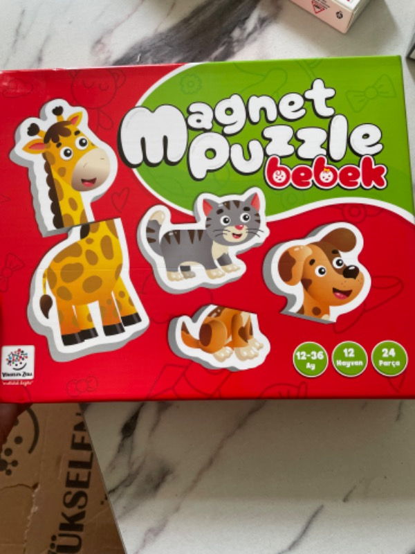 İlk Magnet Puzzle 12 - 36 ay