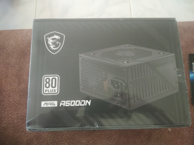 MSI PSU MAG A500DN 500W 80PLUS NON MODULAR POWER SUPPLY