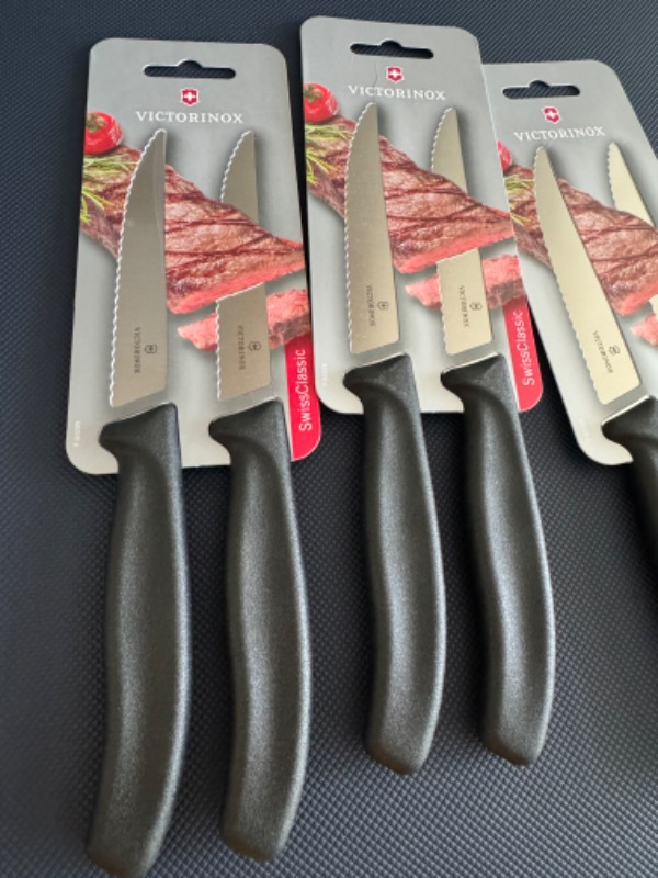 Victorinox Biftek ve Pizza Bıçağı Blisterli 12CM 2ADET