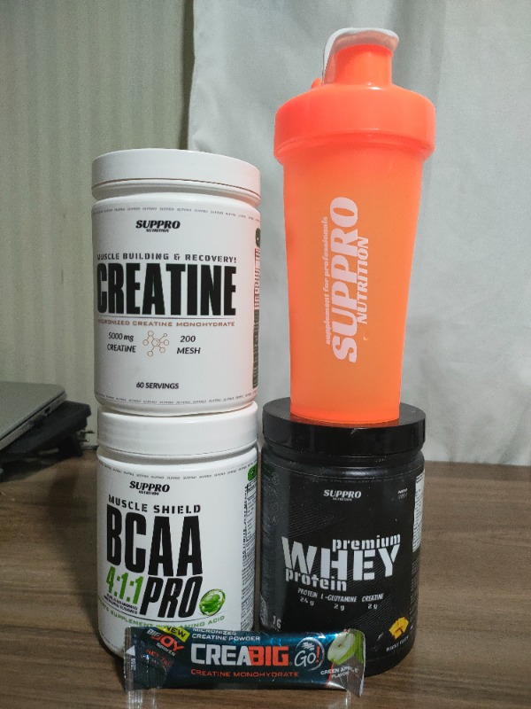 Suppro Nutrition Fitness Paketi Whey Protein + Creatin + Bcaa