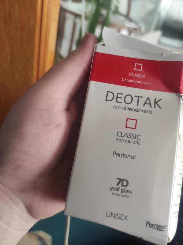 Deotak Klasik Krem Deodorant 35 ml