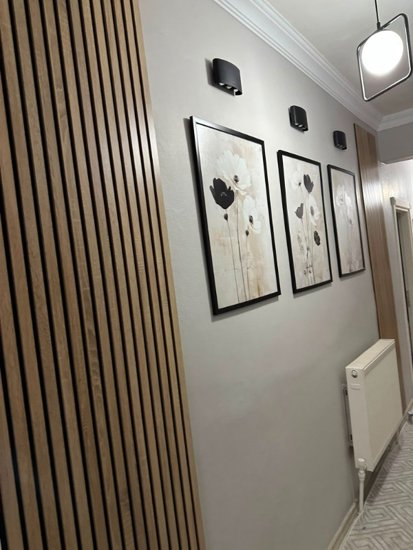 Akupanel Flex 60X245 cm Meşe Renk Akustik Ahşap Duvar Paneli