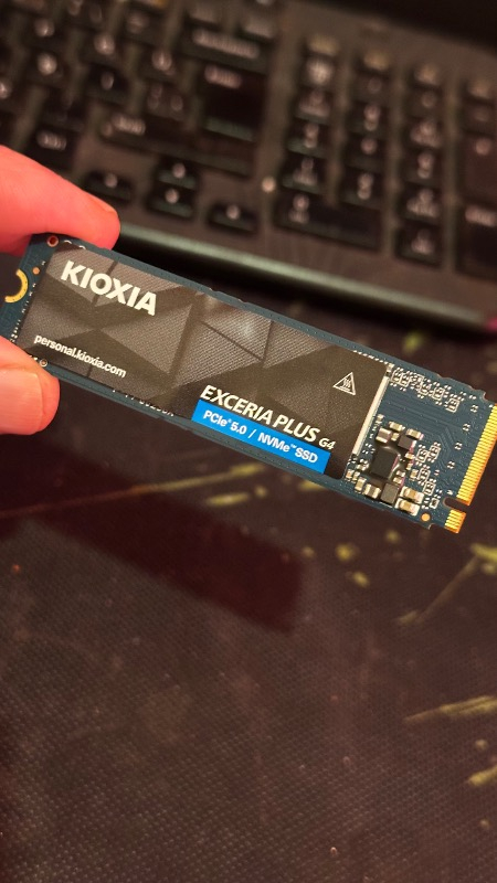 Kioxia Pcıe M2 2tb Exceria Plus Gen5 SSD 10.000/8.200