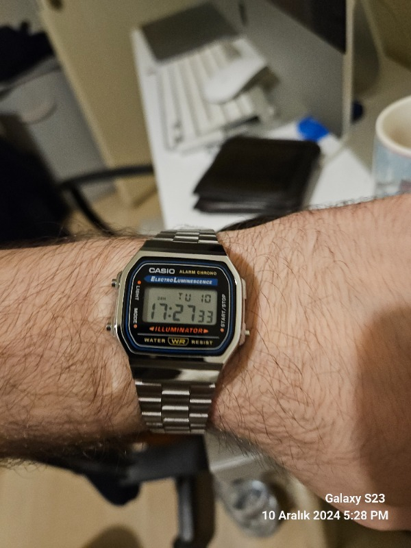 Casio A168WA-1WDF Digital Erkek Kol Saati