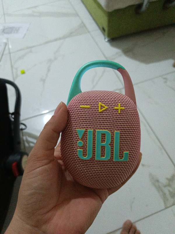 JBL Clip5, Bluetooth Hoparlör, IP67, Pembe