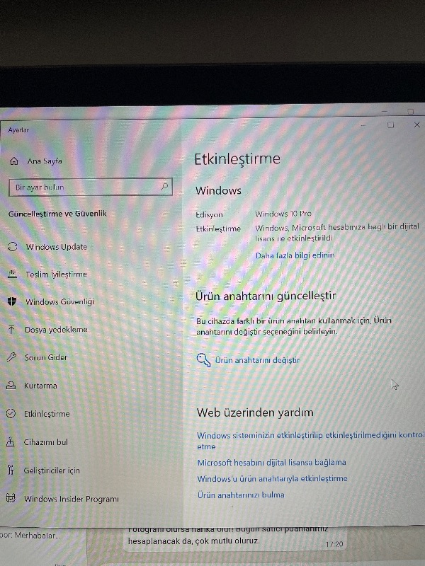 Microsoft Windows 10 Pro Key Dijital Lisans Anahtarı