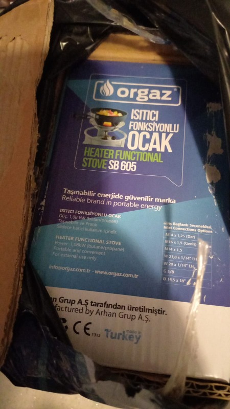 Orcamp Orgaz SB-605 Isıtıcı Fonksiyonlu Ocak