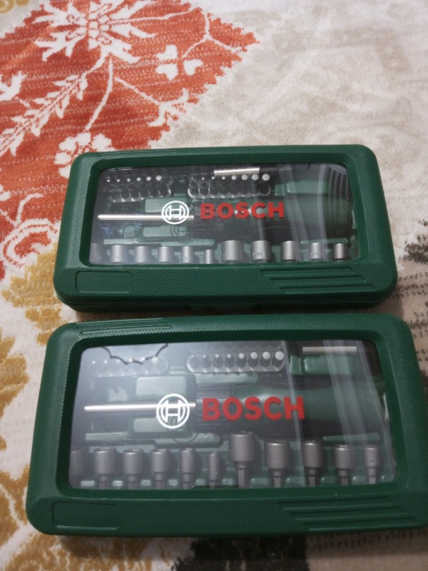 Bosch 46 Parça Tornavida Vidalama Lokma Uçlu Aksesuar Seti - 2607019504