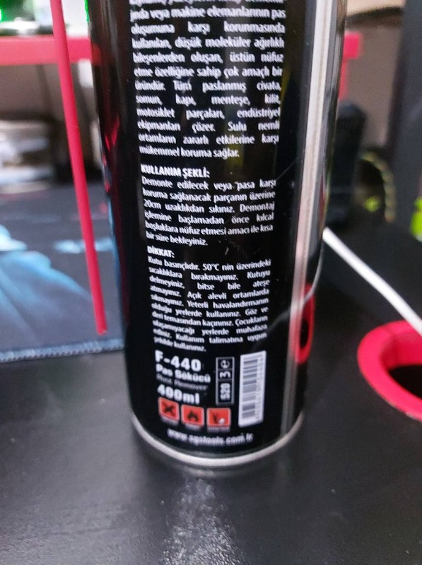 Sgs Pas Sökücü Sprey 400 Ml F-440 (1 Adet)