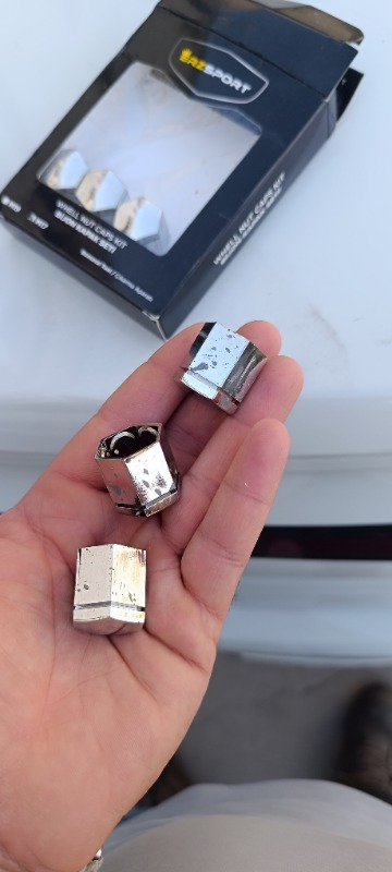 Otocraft Bijon Kapağı 17 mm Krom 20 Adet