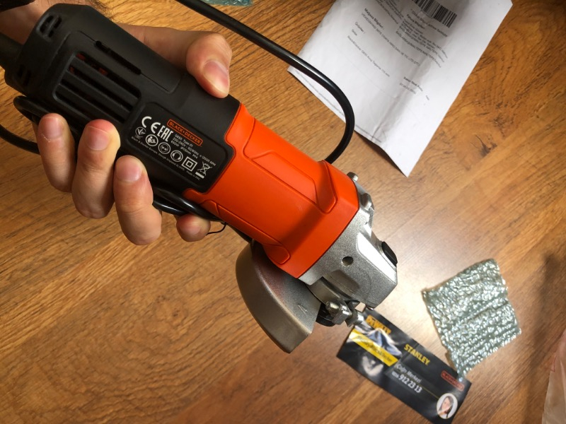 Black&Decker G650 Avuç Taşlama 115 mm