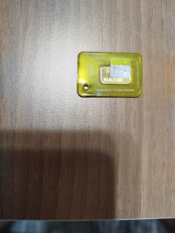 Nadir Gold 24 Ayar Külçe Gram Altın 1 Gr.