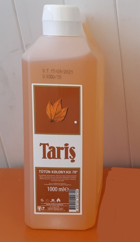 Tariş Tütün Kolonyası 70 Derece 1000Cc Bidon