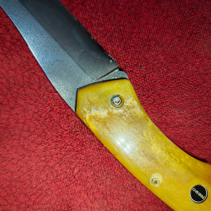 Hisar Bıçak Koç Boynuzlu N690 Çelik Cep Bıçağı