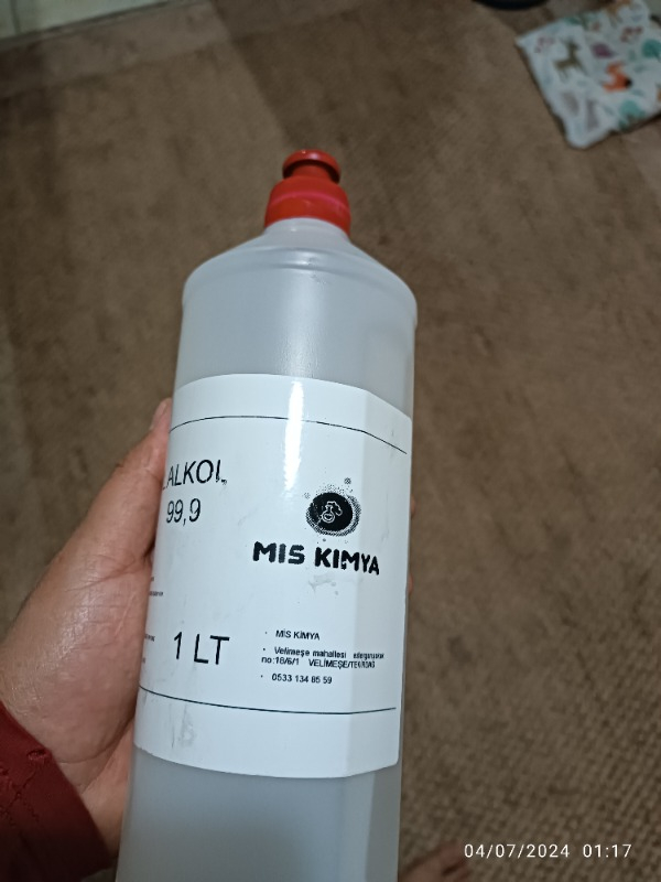 Mis Dekor %99.9 Saf Ipa Izopropıl Alkol 1 Litre