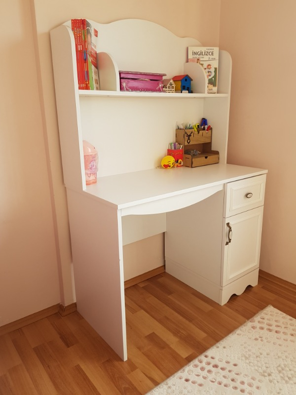 Baby Darling %100 Mdf Lisa Çalışma Masası Beyaz