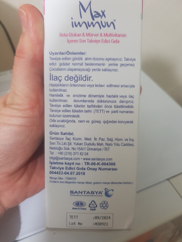 Max İmmun 150 Ml Şurup