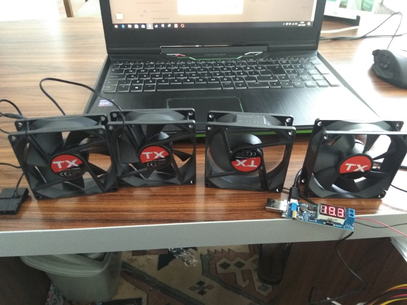 TX 8cm Siyah Kasa Fanı (TXCCF08BK)