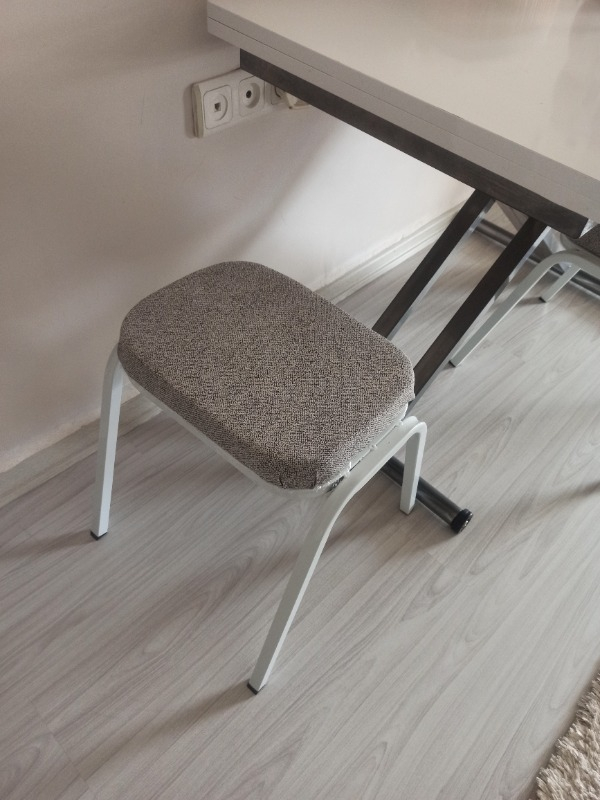 Ecowood Metal Tabure -4 Adet