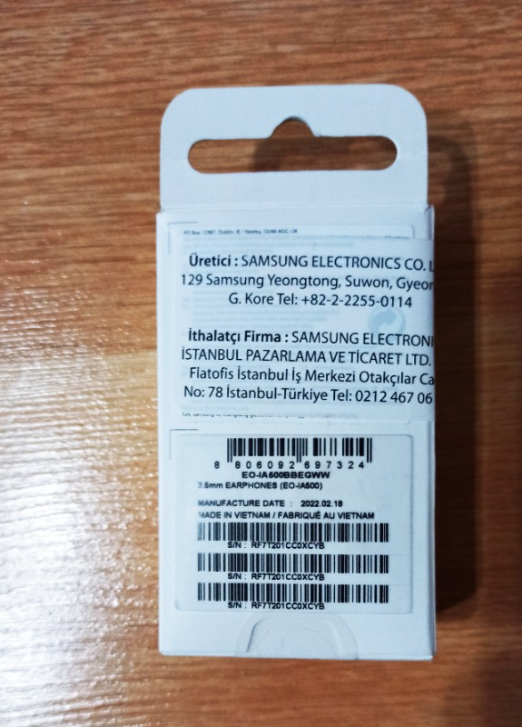Samsung EO-IA500B 3.5mm Kablolu Kulaklık