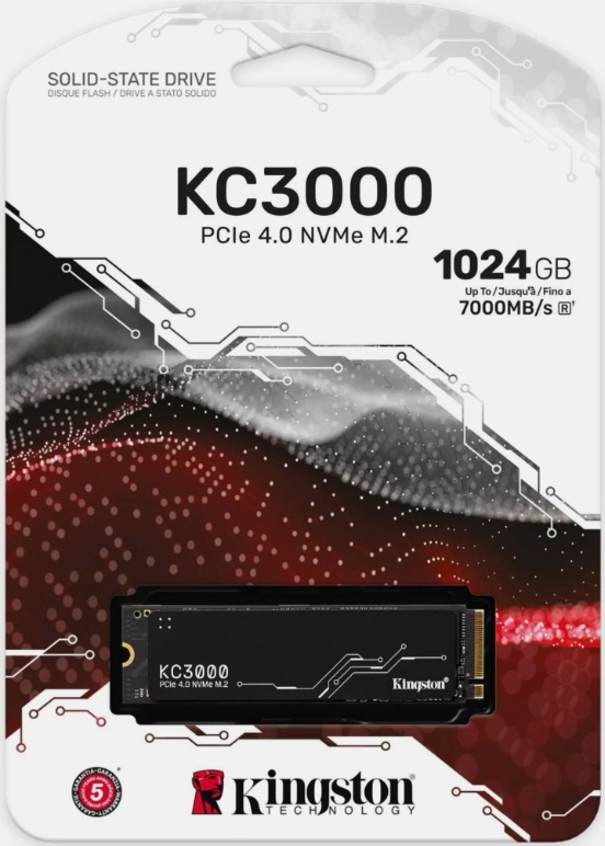 Kingston Kc3000 1TB 7000MB-6000MB SSD