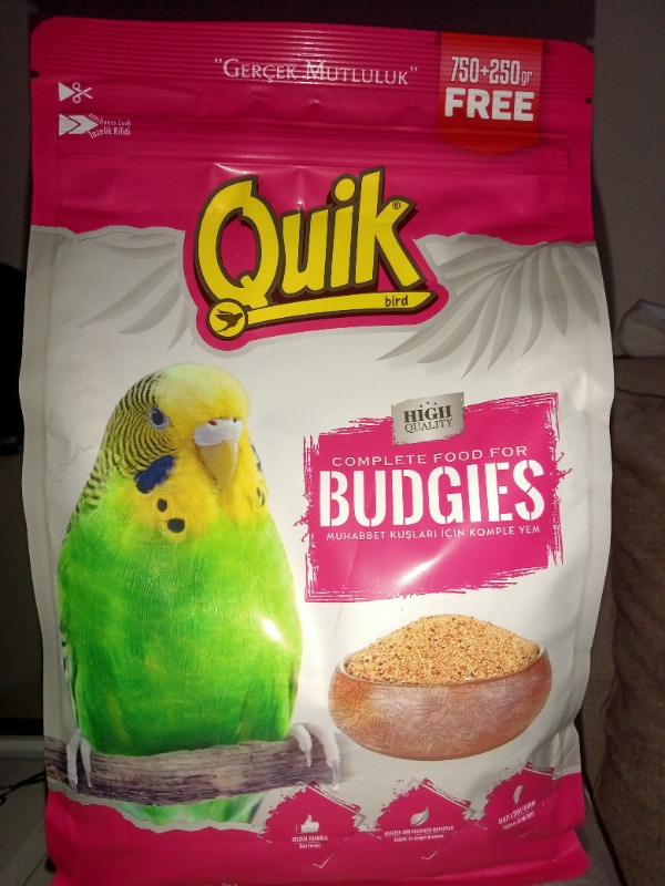 Quik Muhabbet Kuşu Yemi 1 Kg